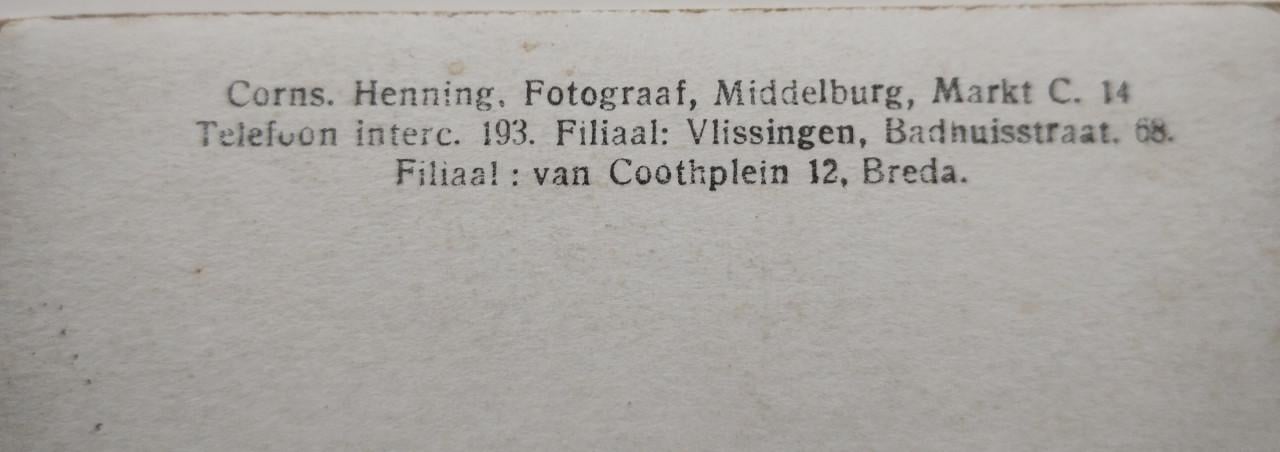 Foto,s rond 1900.