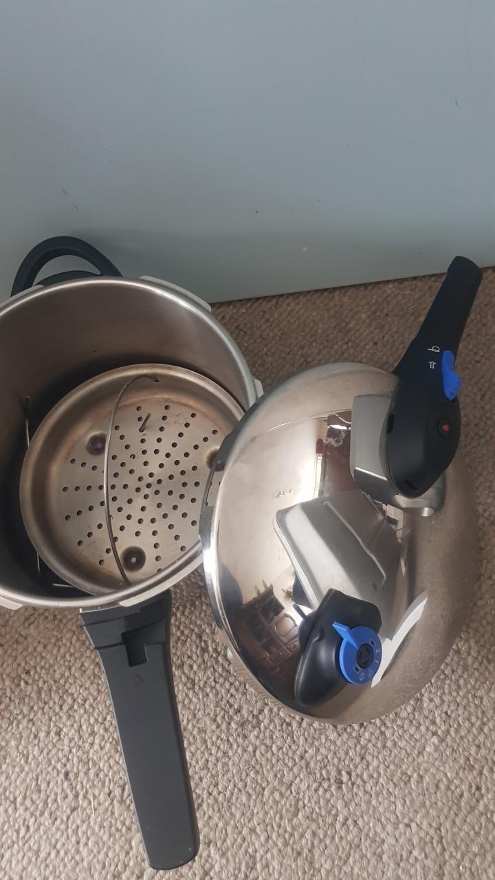 Partij kook en bakpannen