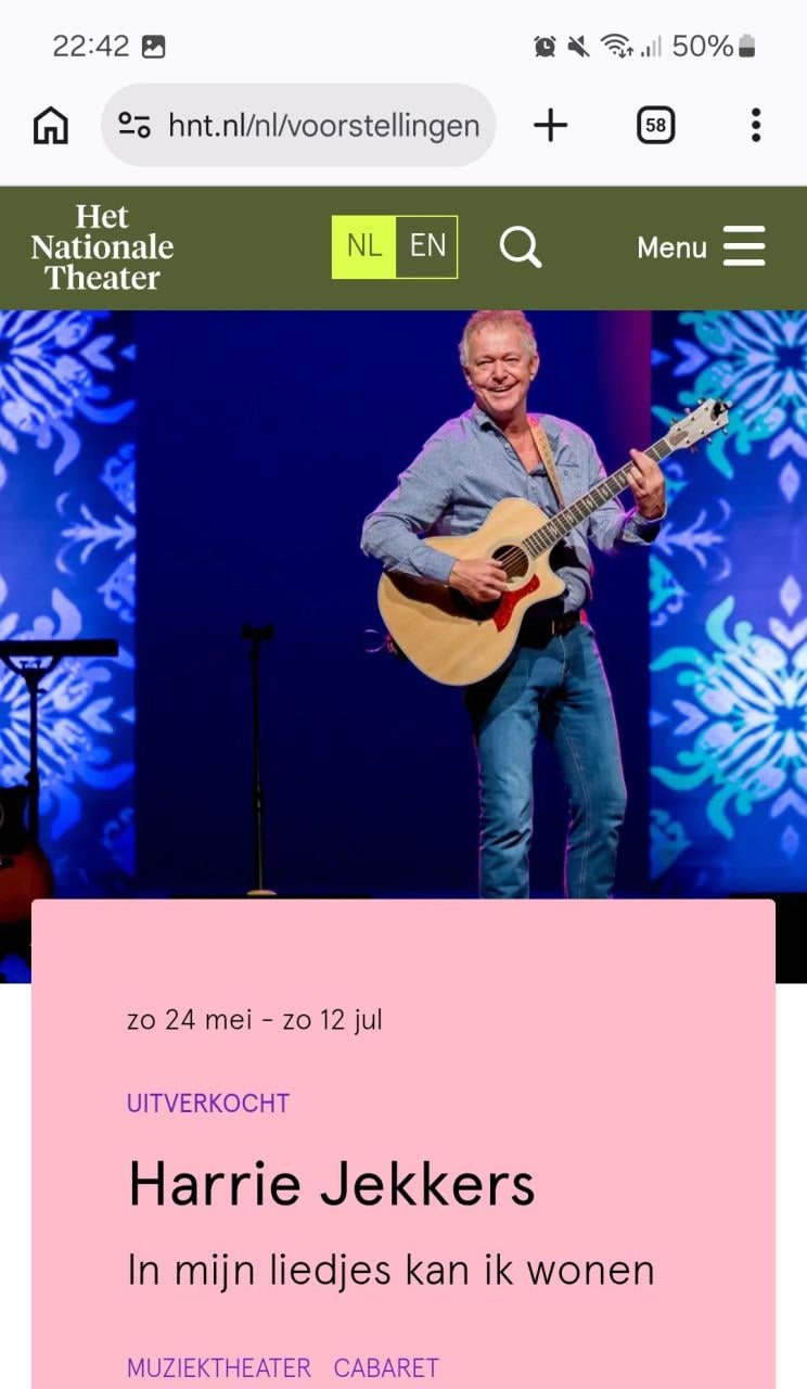 2 x Harrie Jekkers, The Nationale Theater