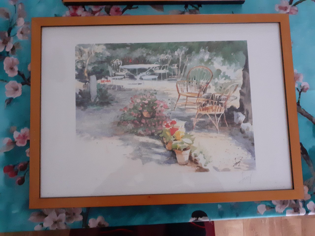 2 aquarellen  54 x 38 cm