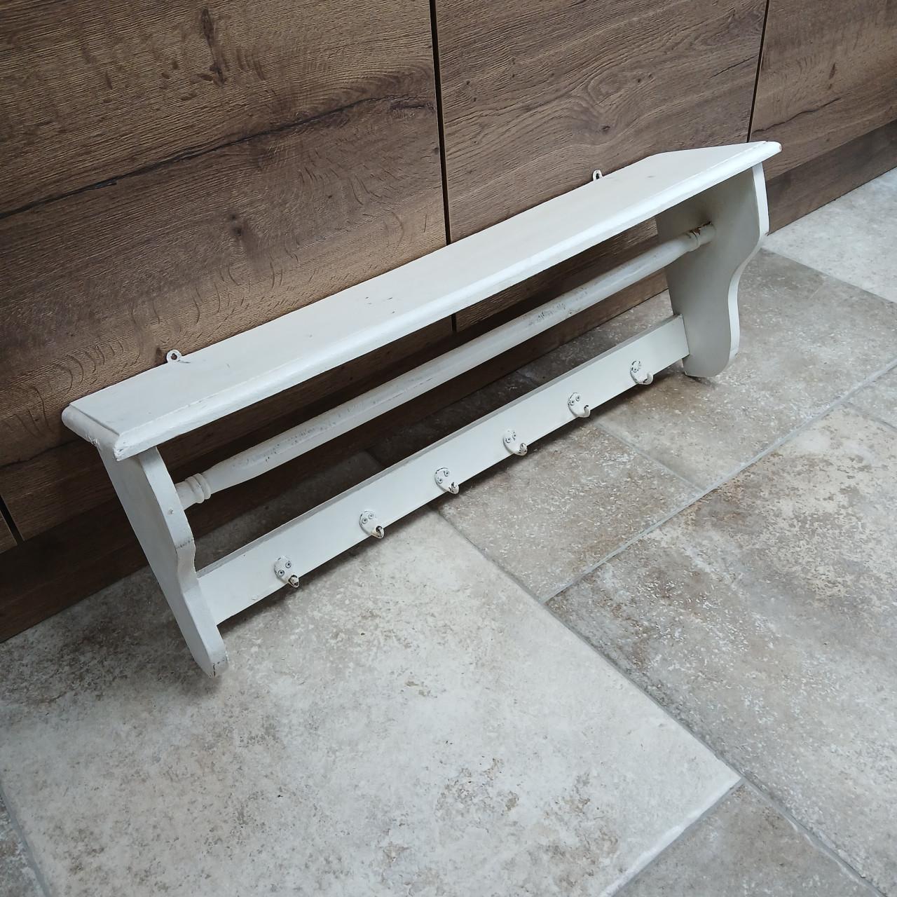 Brocante kapstok met 6 haken