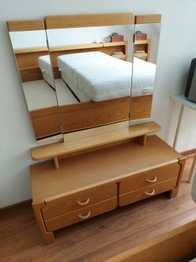 Te koop mooie eiken kaptafel