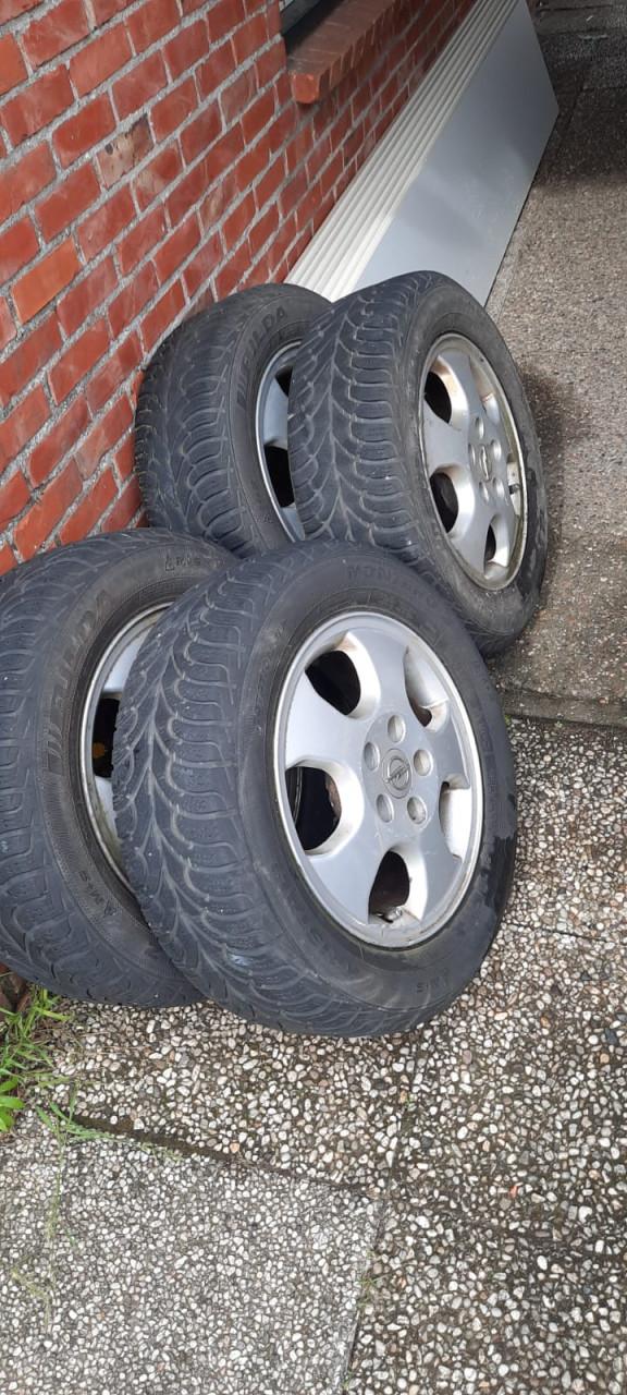 Original opel velgen met banden