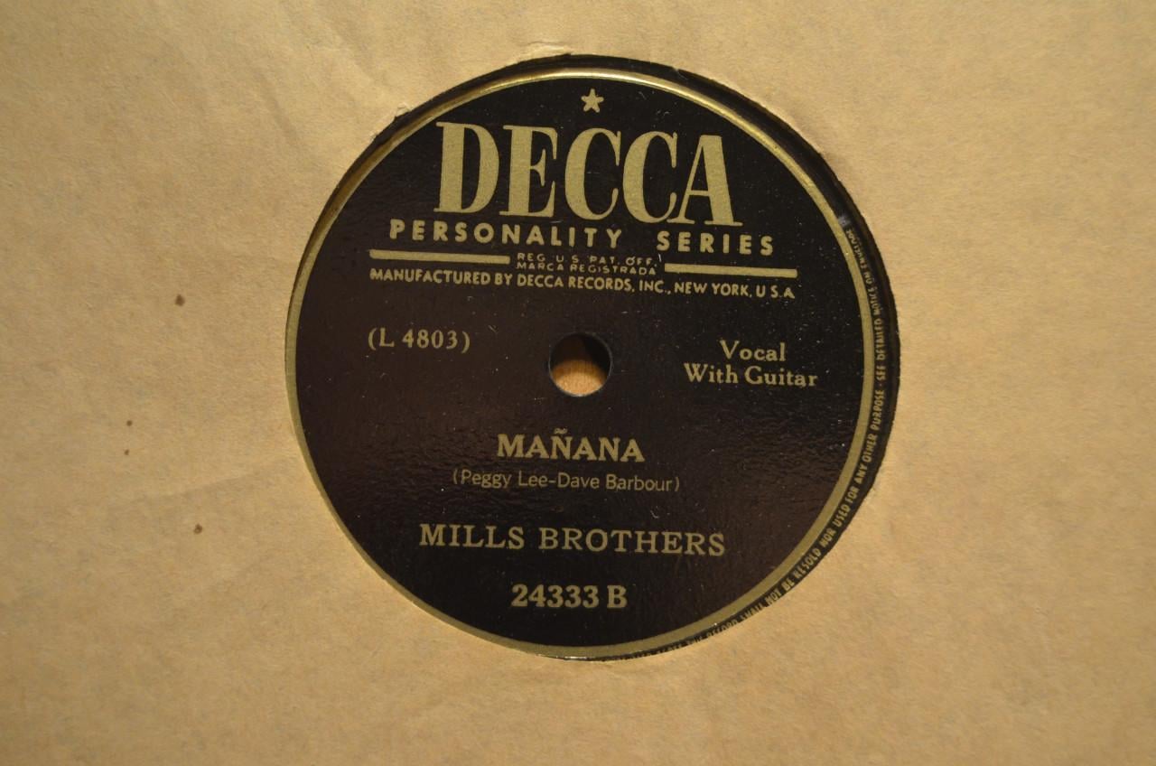 78 rpm Mills Brothers jaren '40 en '50 héél veel stuks. (4)