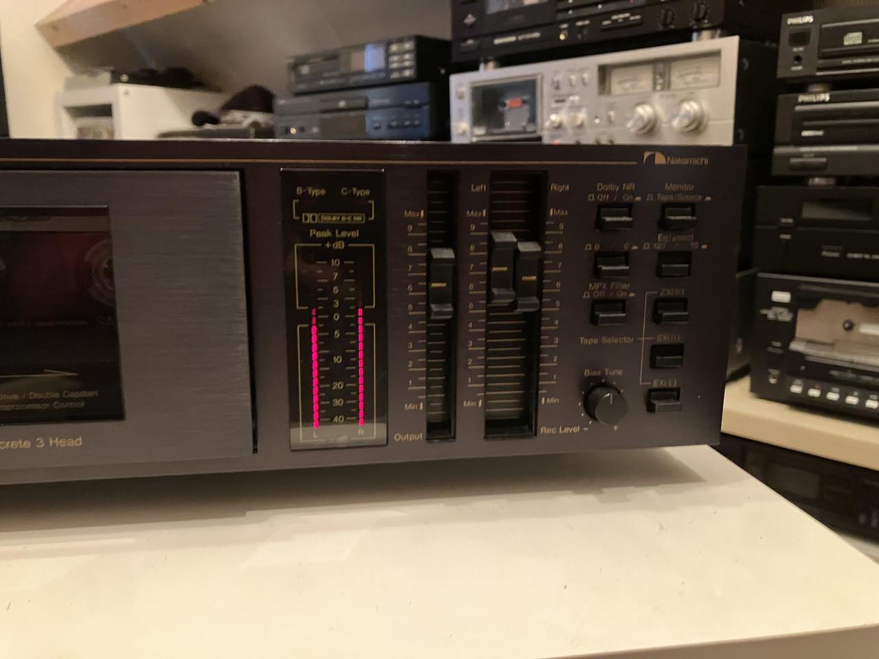 Nakamichi BX-300 cassettedeck direct drive dual capstan 3 heads garantie