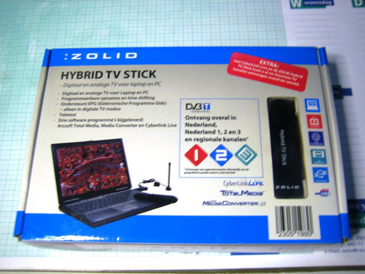 Zolid Hybrid TV stick USB