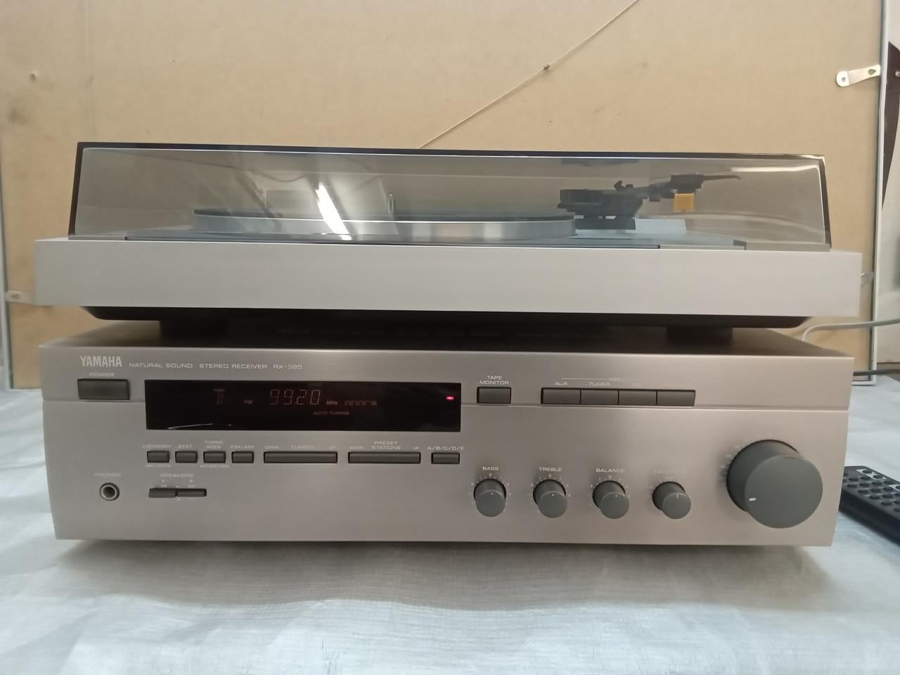 Yamaha Platenspeler & Receiver
