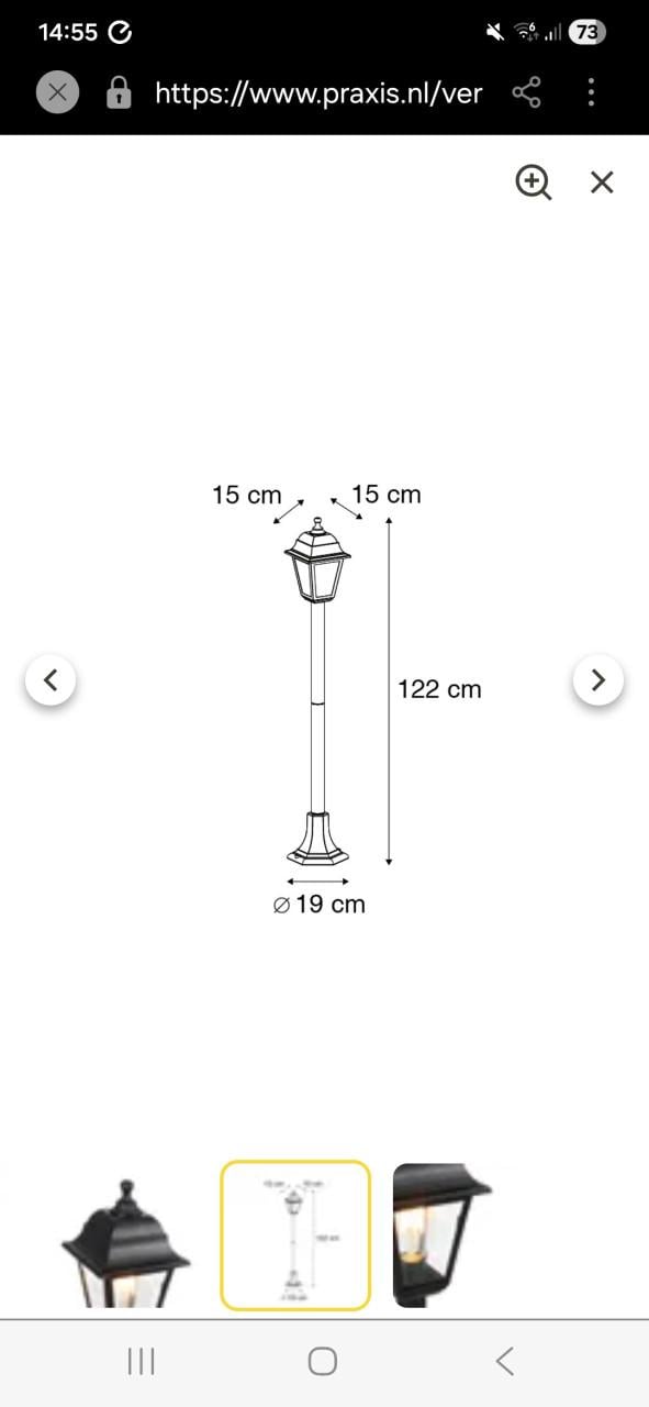 Tuin lamp