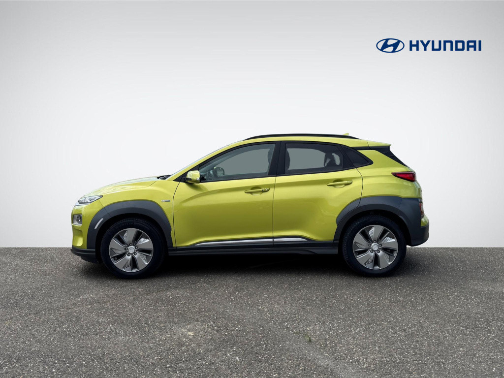 Hyundai Kona ev premium 64 kwh 3-fase lader | navigatie | stoelventilatie +