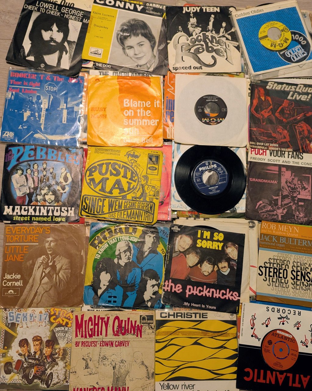 Partij: Engelstalige jukebox vinyl singles ( 125 )