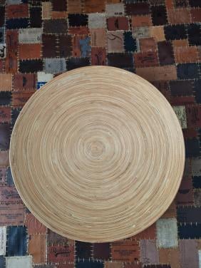 Grote houten schaal 45 cm