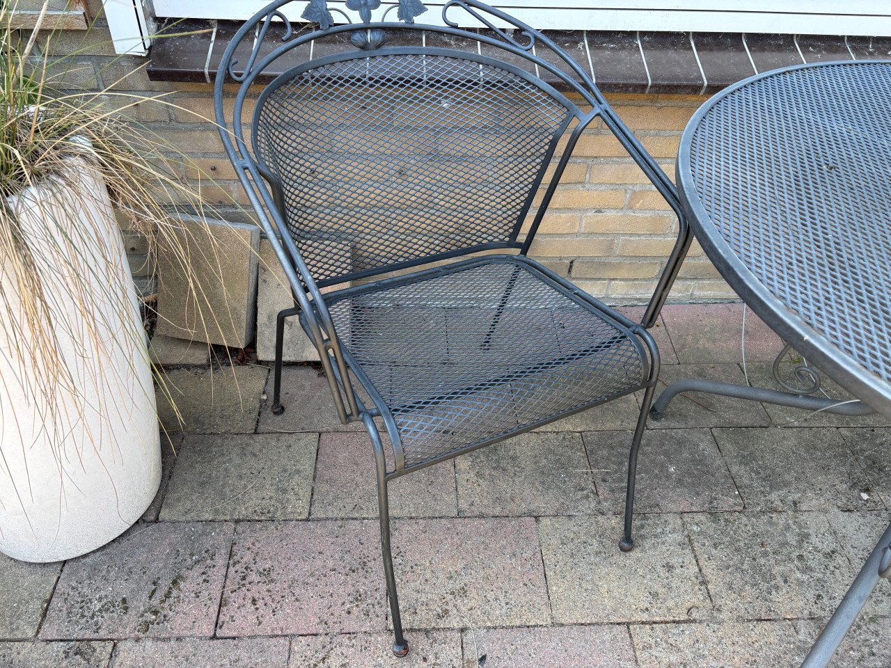 Te Koop: ijzeren tuinset