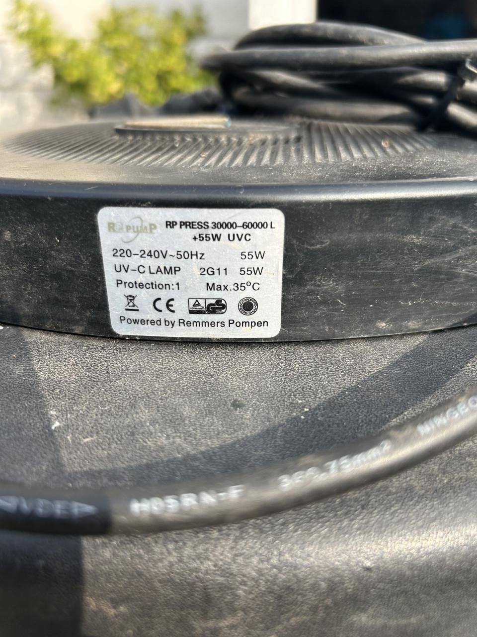 Te koop groot rp vijverfilter voor vijvers van 30000 tot 60000