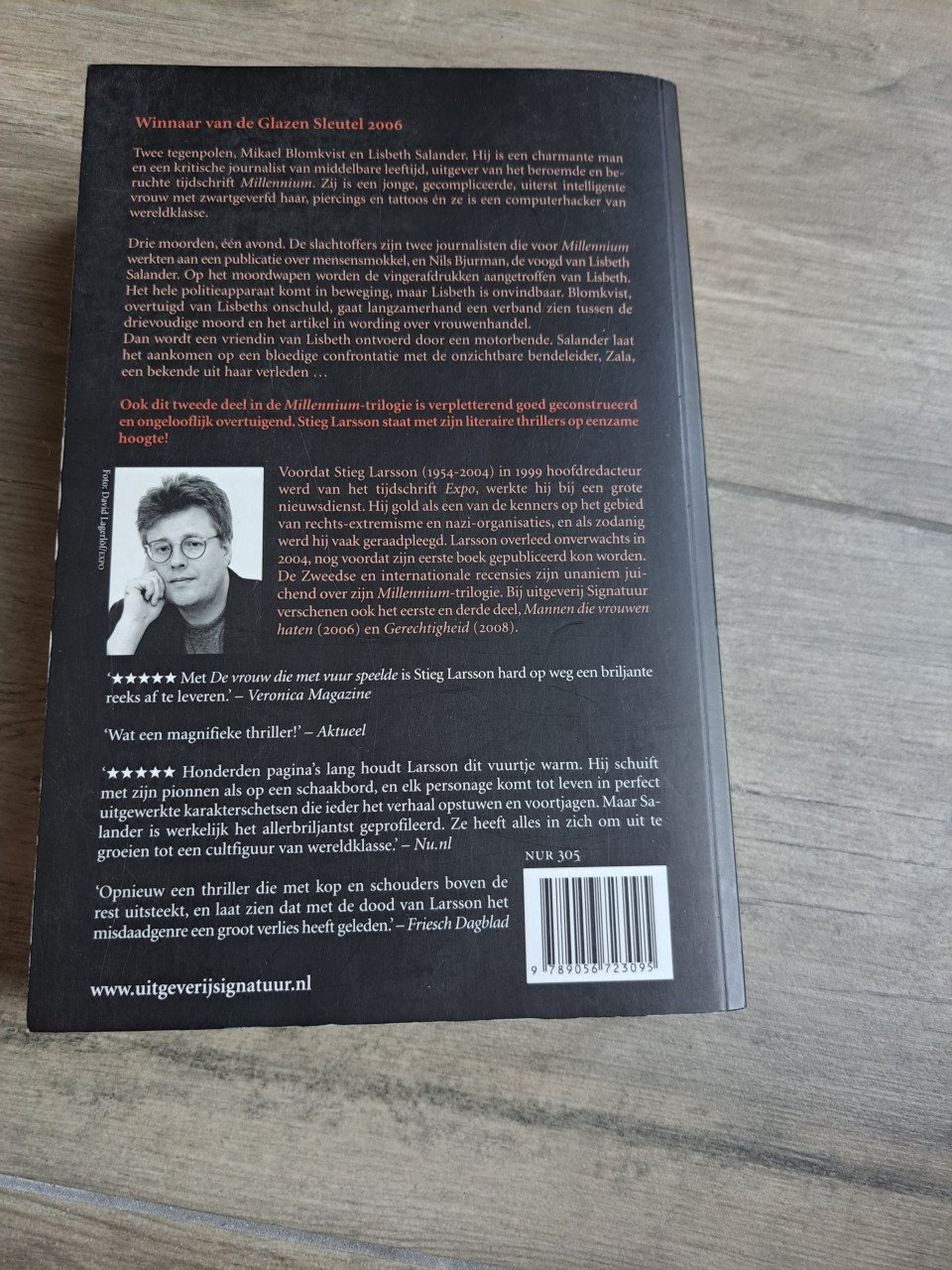 De vrouw die met vuur speelde van Stieg Larsson