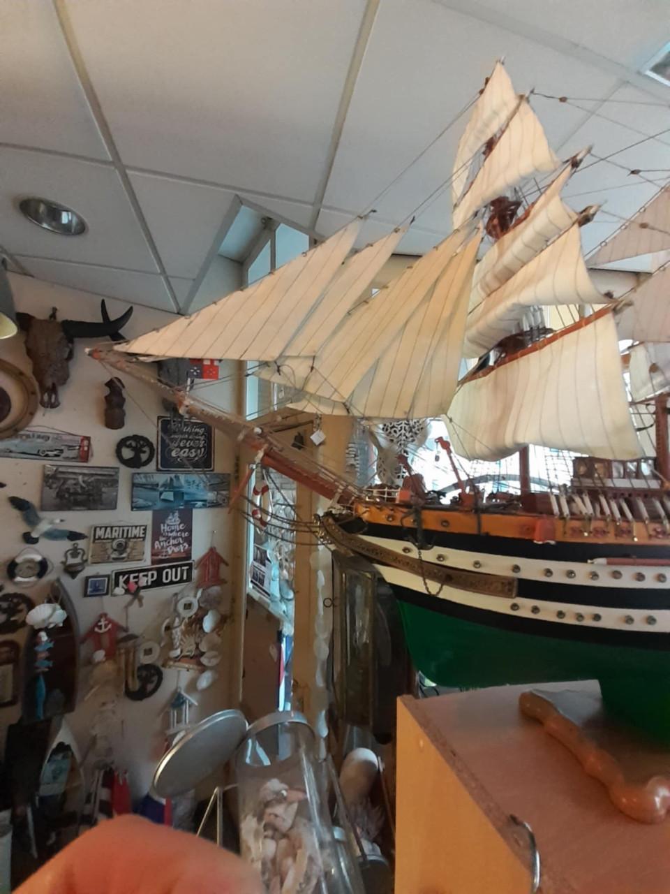 Scheepsmodel Ameriko Vespucci