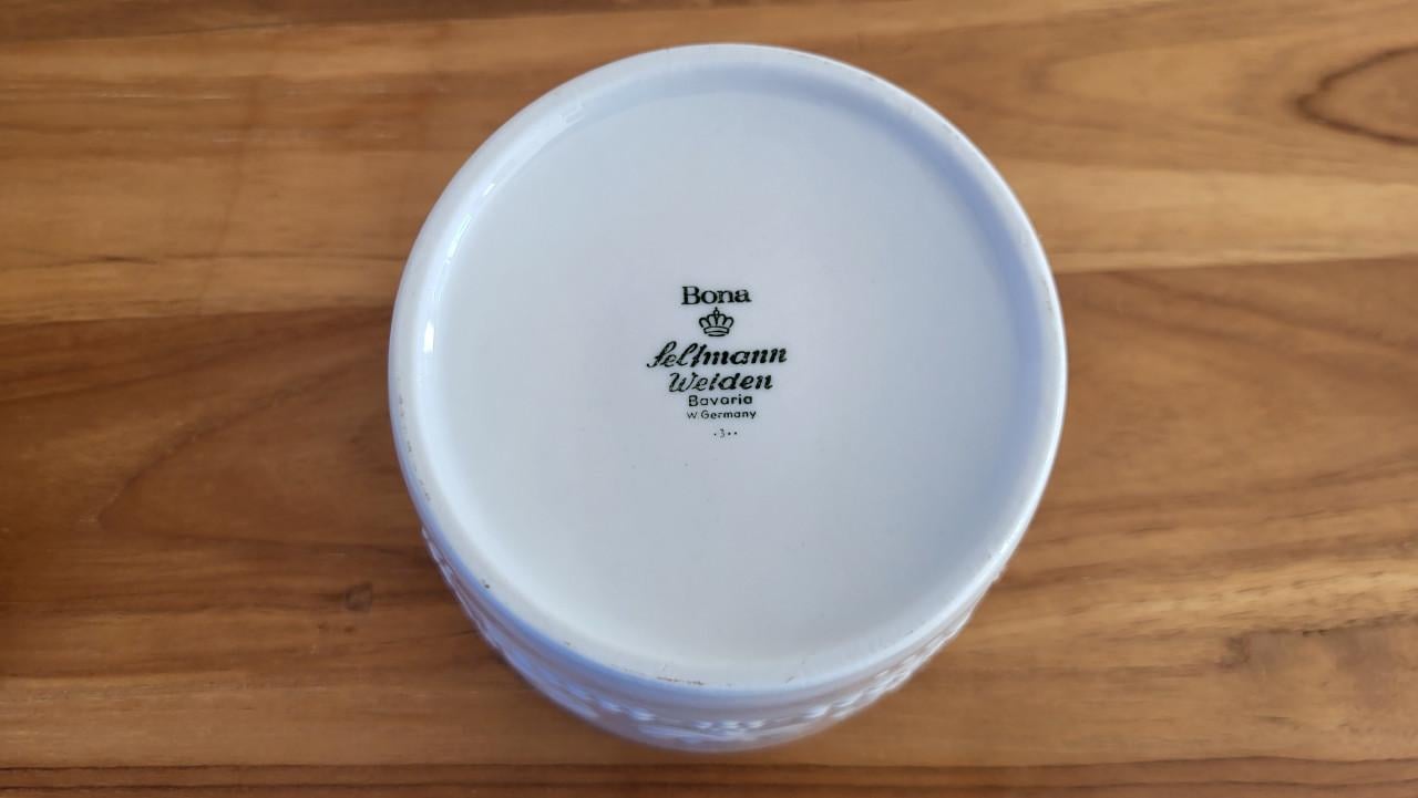 Porseleinen pot met deksel Seltmann Weiden Bavaria W. Germany voor Bona