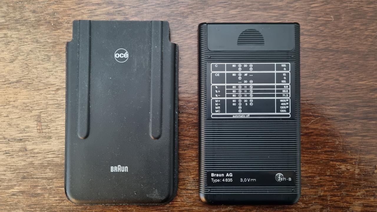 Vintage rekenmachines Braun 4835 en Anita 811