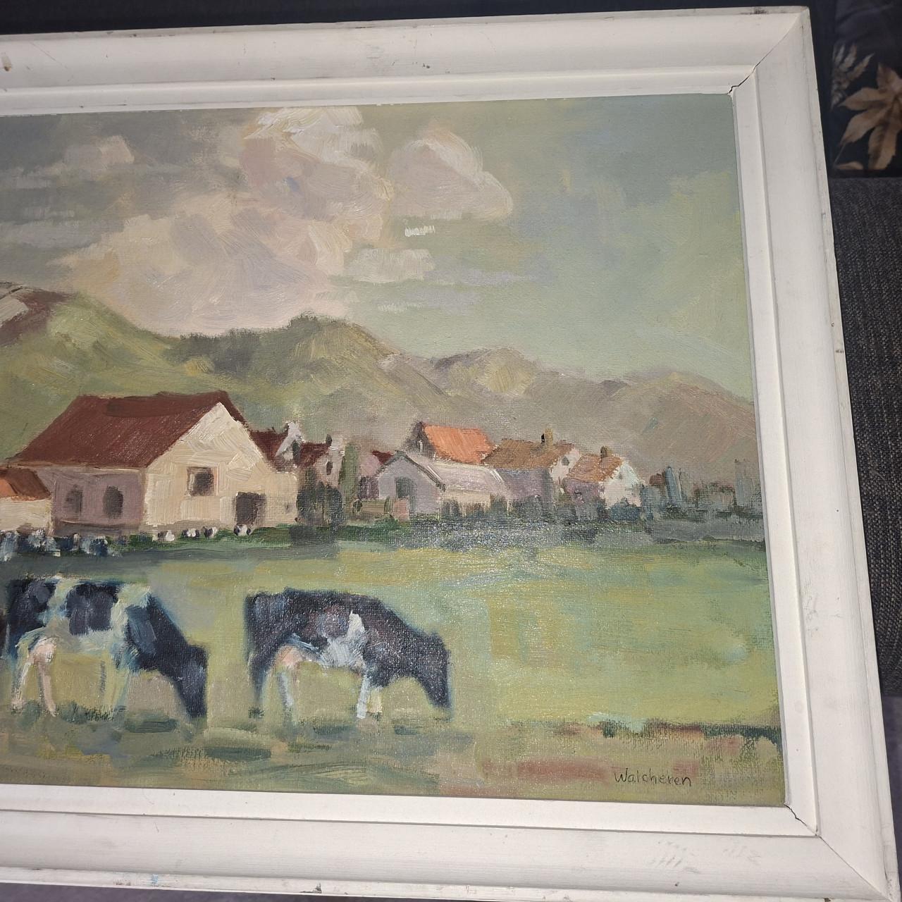 Grazende koeien Ad.Cornelissen( 1918-2002)