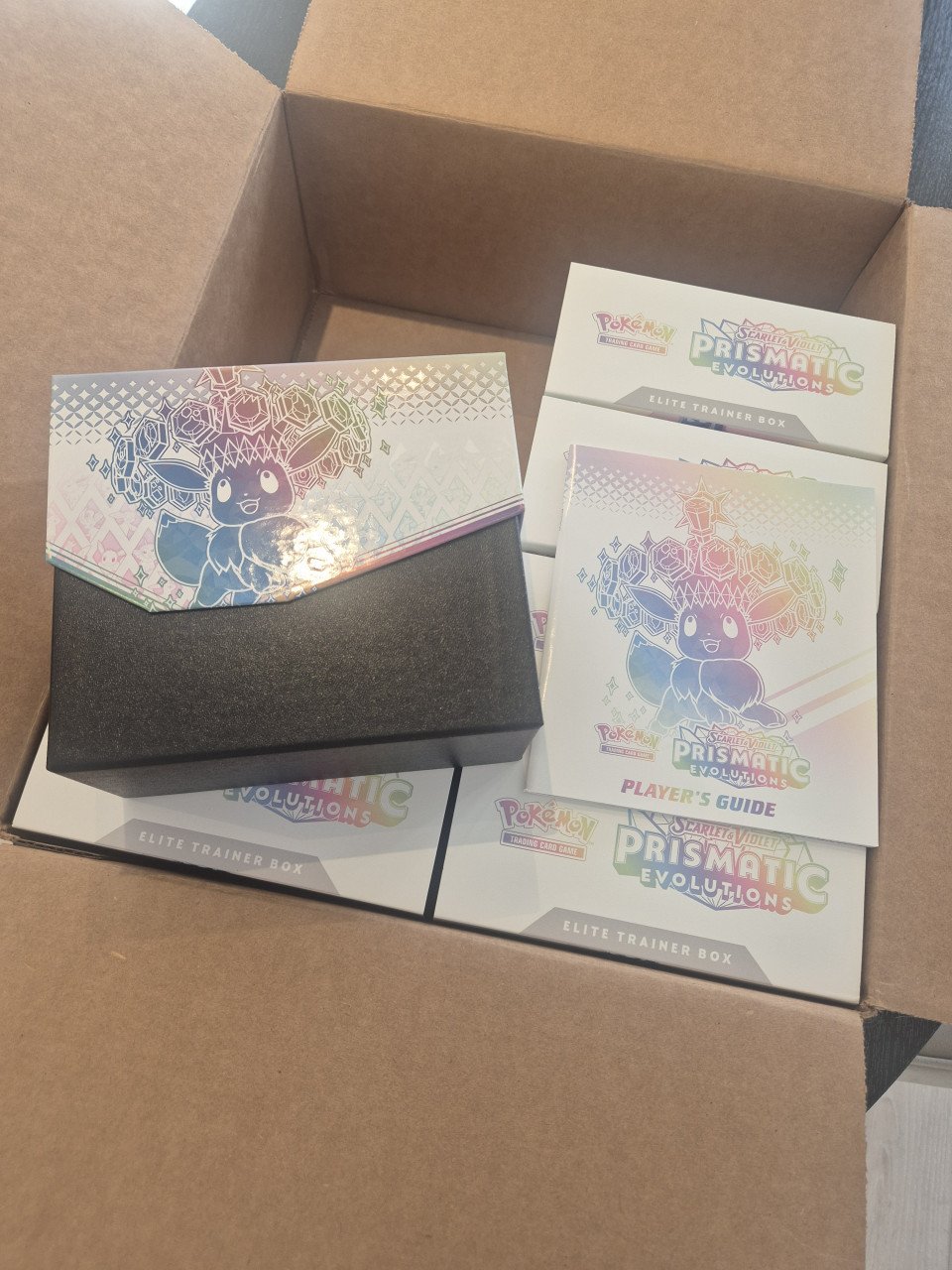Pokemon 6x Prismatic Evolutions ETB - Zonder Packs & Promo