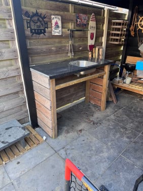 Gratis: buitenkeuken!
