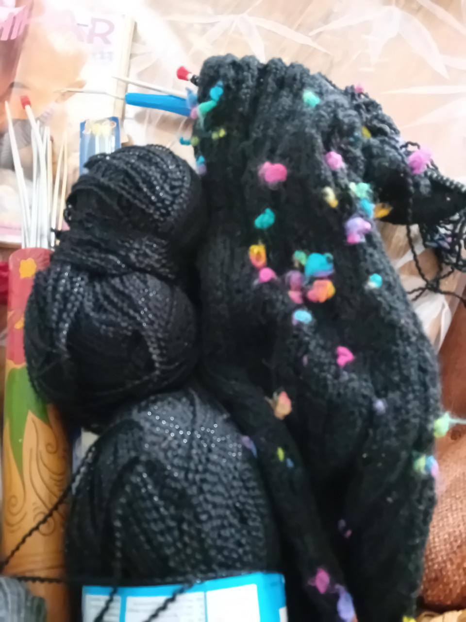 Veel wol,naalden,boekjes