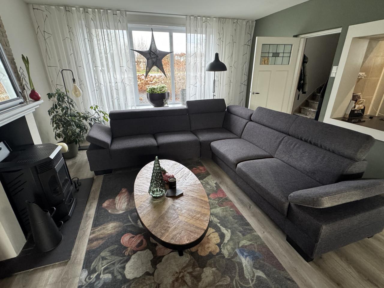 Hoekbank grijs 300*275