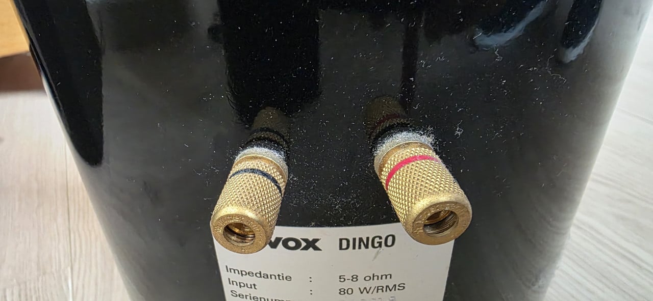2 V-Vox Dingo luidsprekers