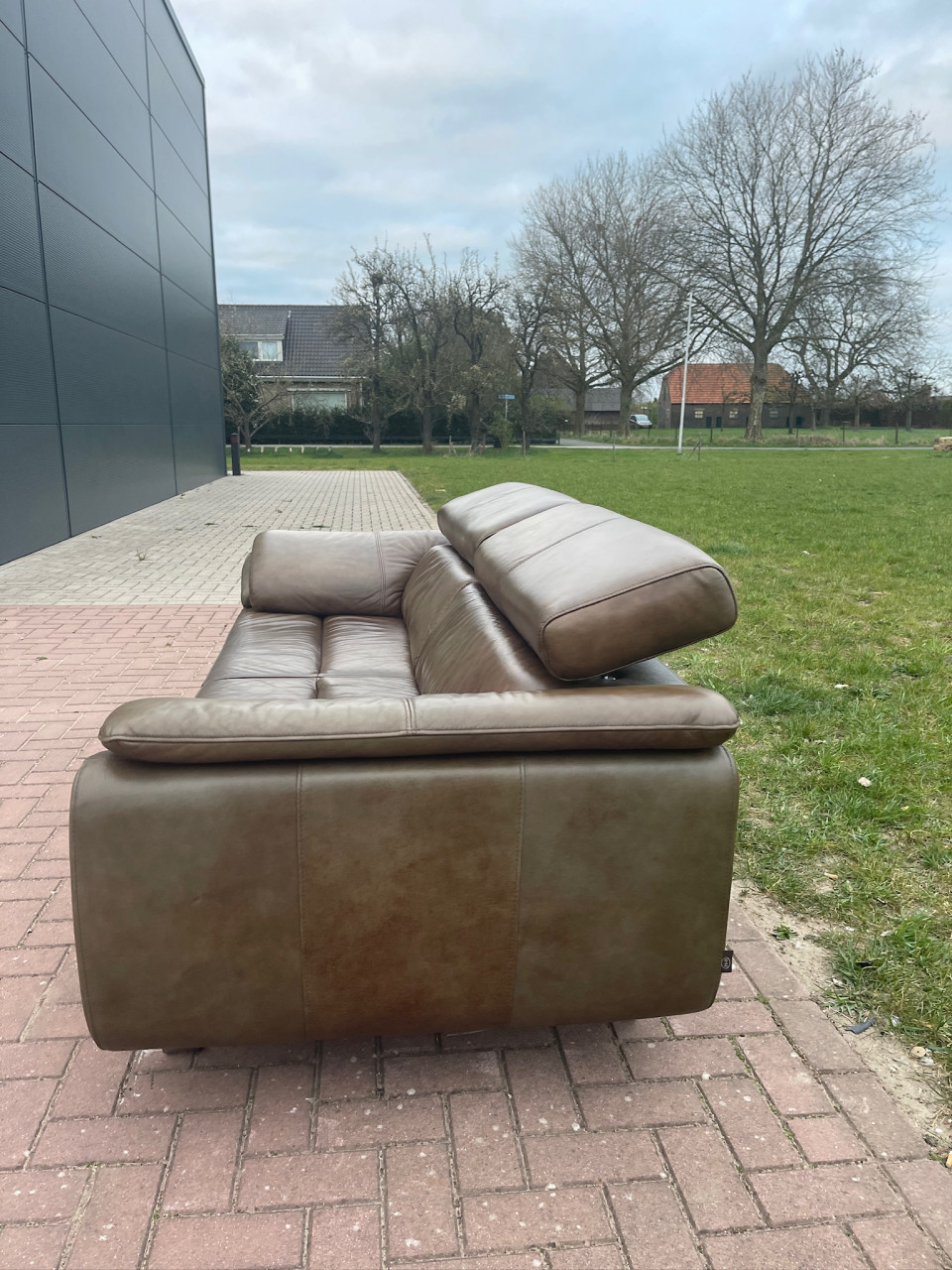 GRATIS LEVERING HEEL NL Henders & Hazel Echt Leer 3 zits Bank