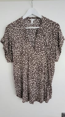 H&M viscose blouse top, mt 36