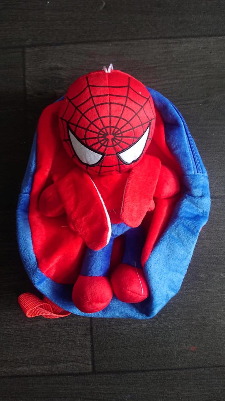 Rugzakje Spiderman met afneembare knuffel