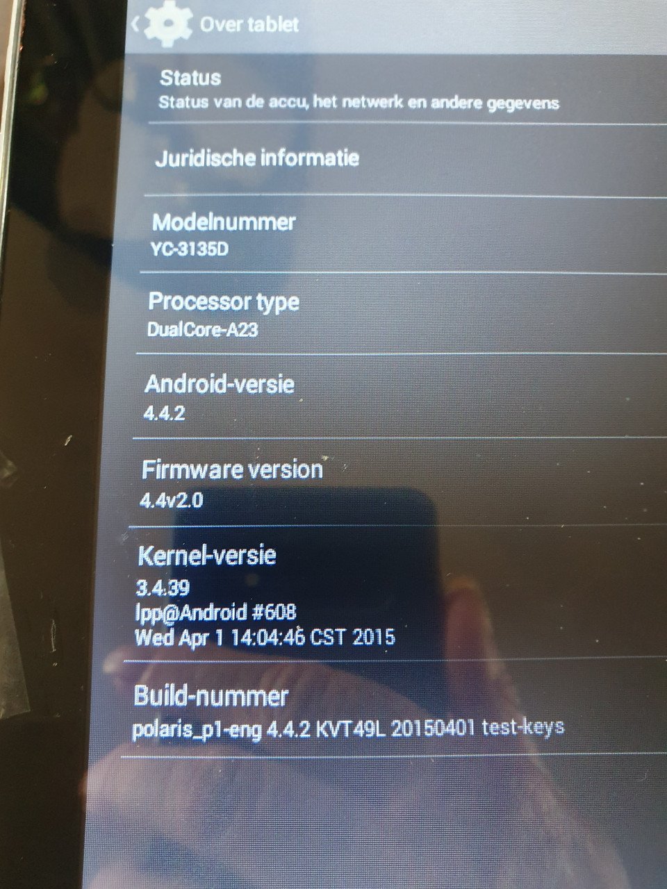 Mooi goed werkend Samsung android tablet, kleur wit, in goede staat....