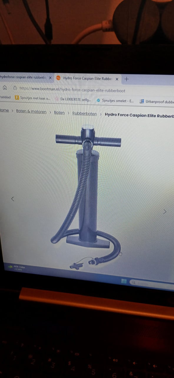 Hydro force caspian rubberboot + honda 2.3