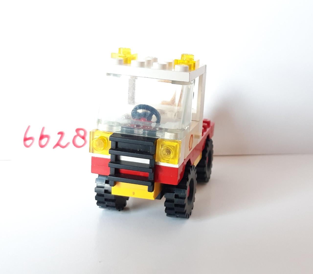 Lego 6628 sleepwagen Shell met minifiguur Shell: vintage