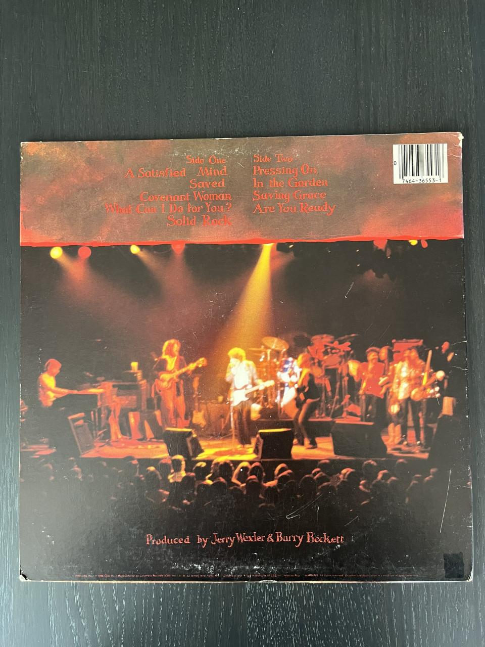 LP Bob Dylan; titel "Saved"