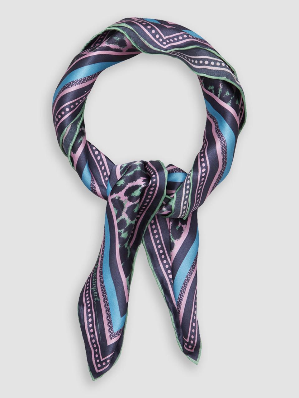 Becksöndergaard shawl luipaard print 100% zijde - NIEUW