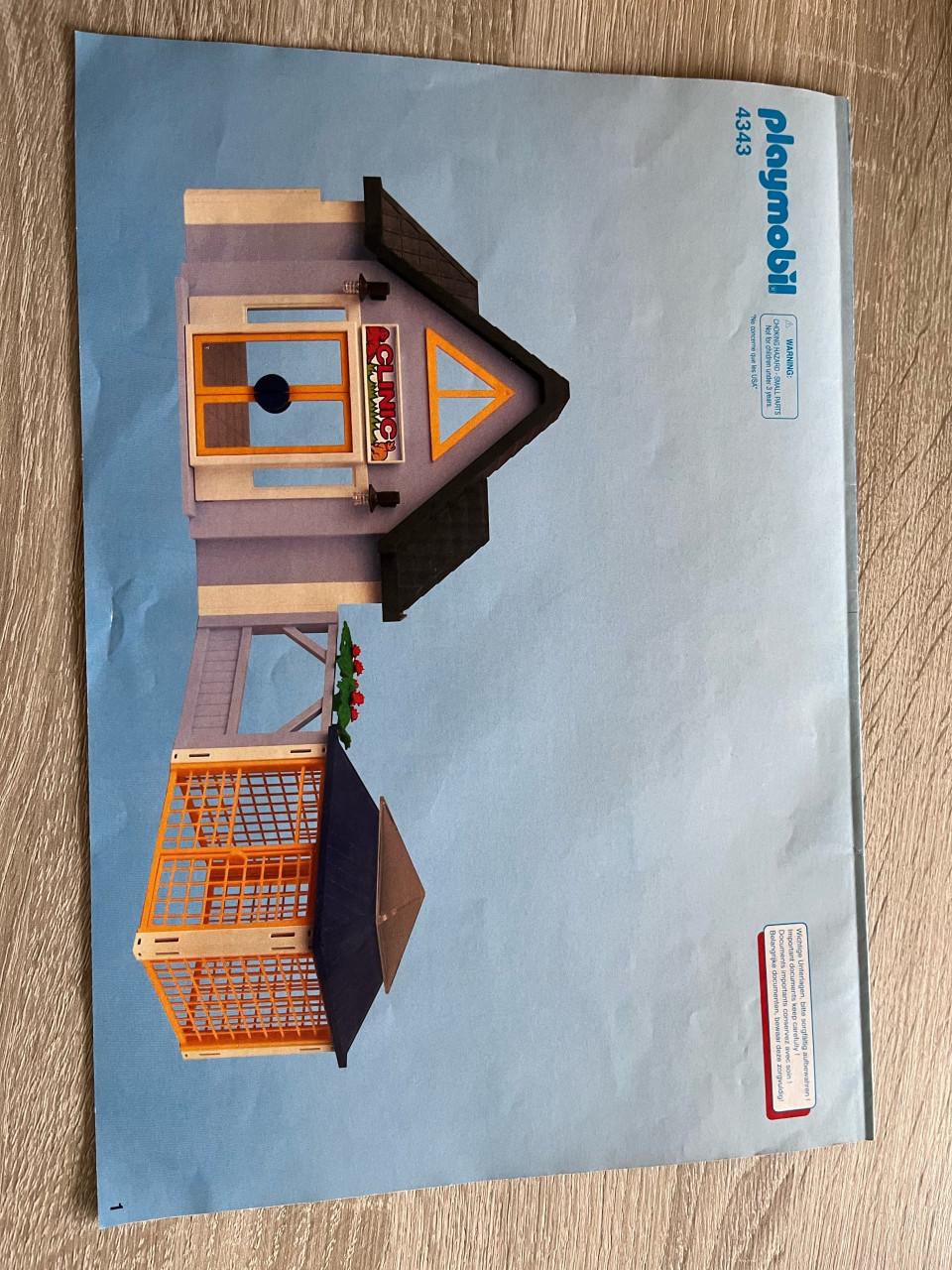 Playmobil; dierenkliniek nr 4343