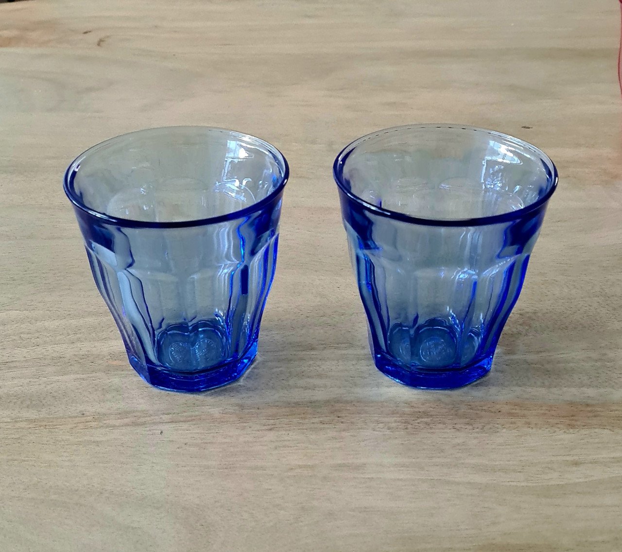 6 nieuwe Picardie glazen in verschillende kleuren, 200 ml