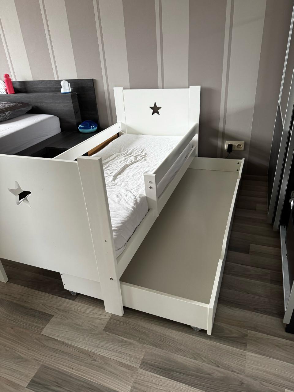 Kinderbed, Peuterbed met lade 160 x 70cm