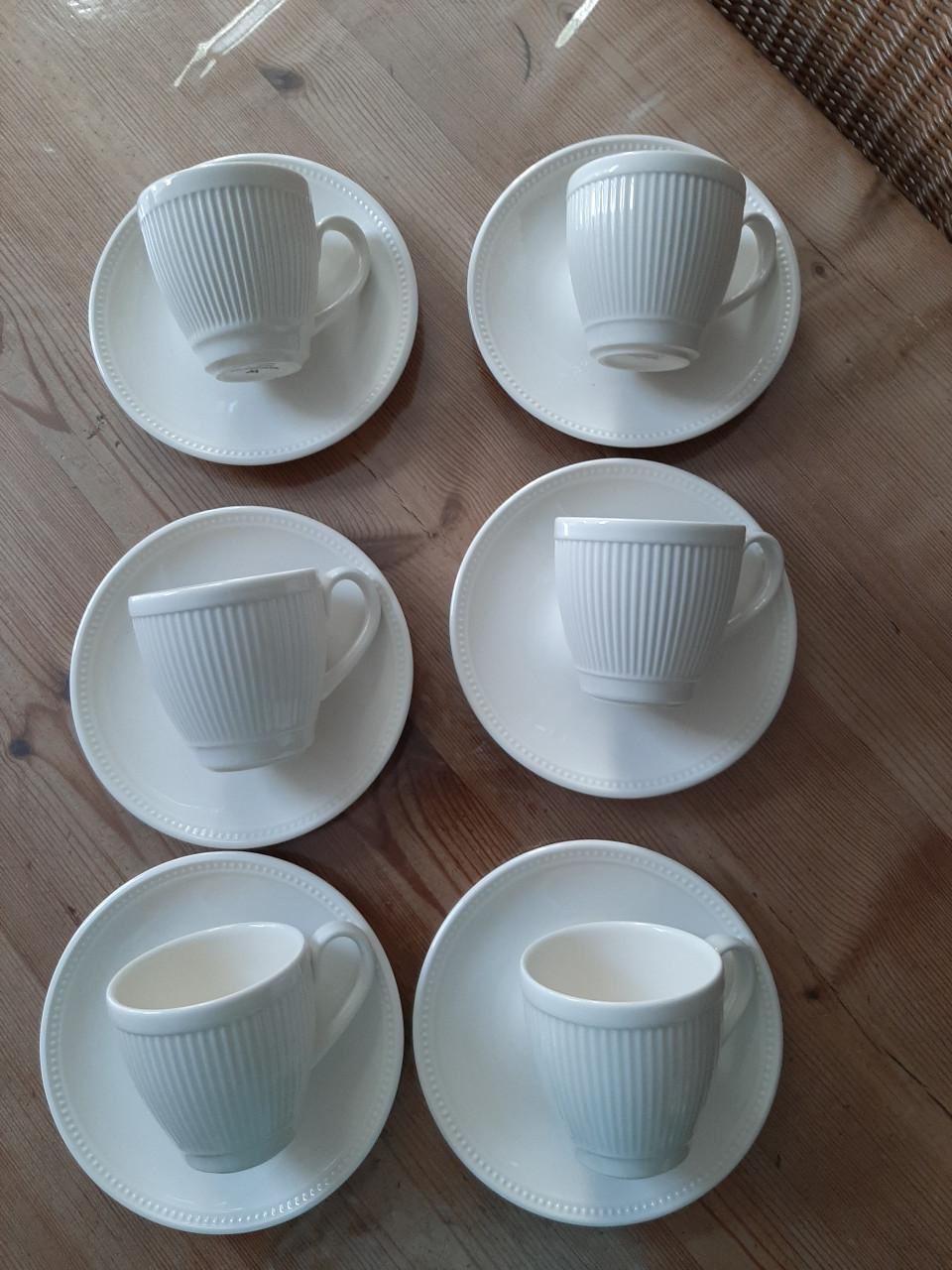 WEDGWOOD WINDSOR - 6 KOP & SCHOTELS  - NIEUW