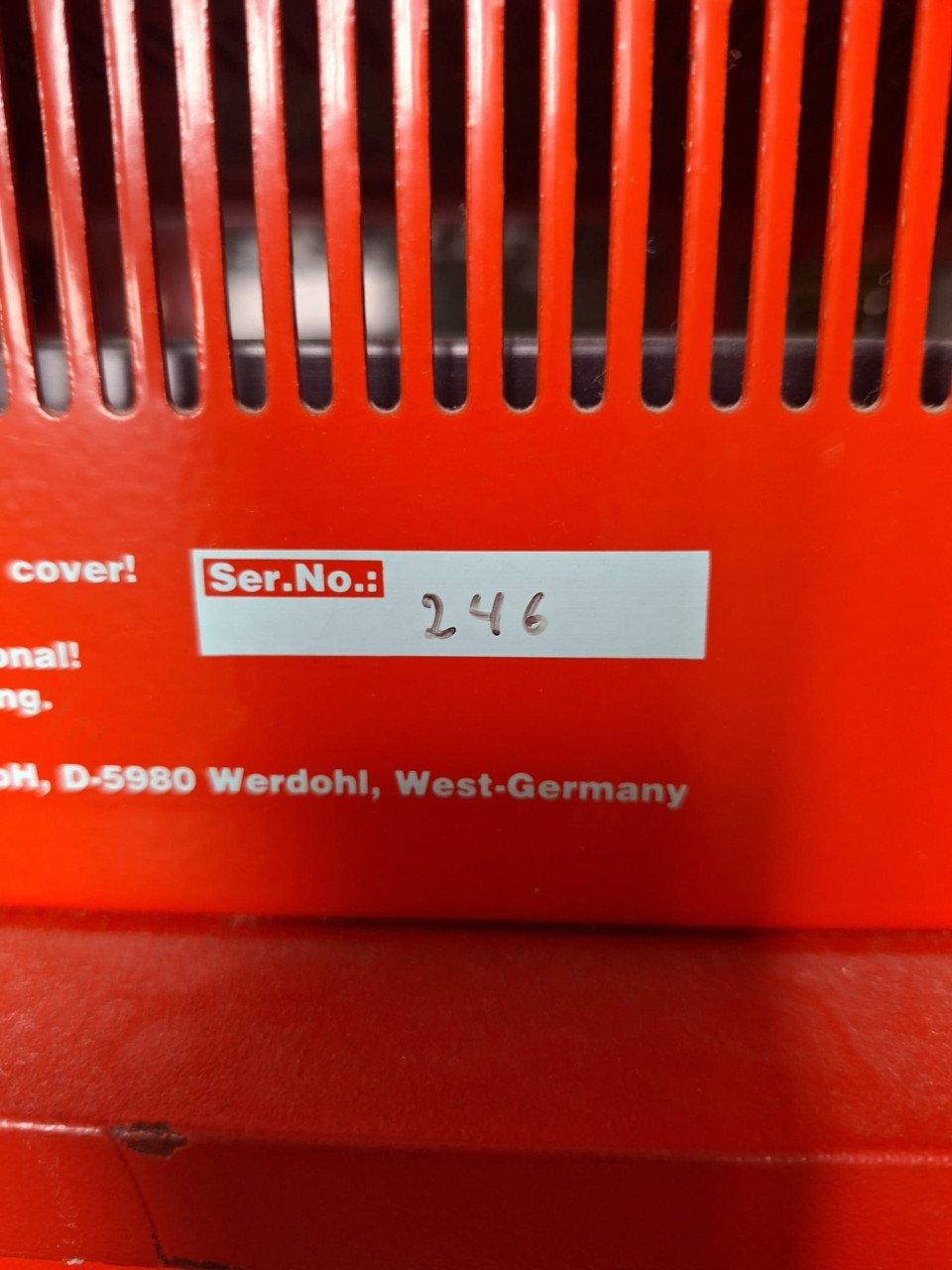 Green Audio Fireball Basversterker serienummer 246