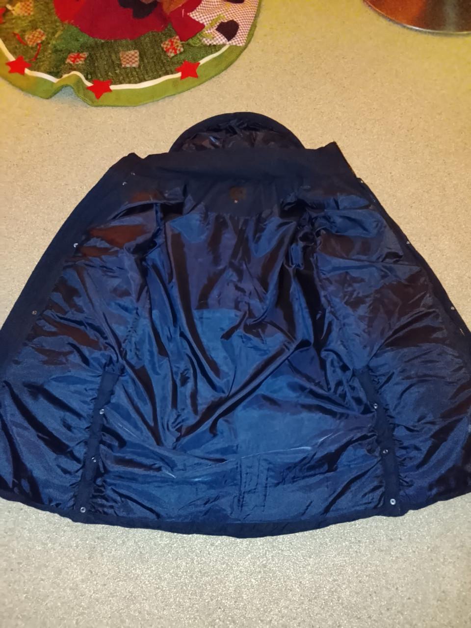 Mooie, zwarte heren winterjas