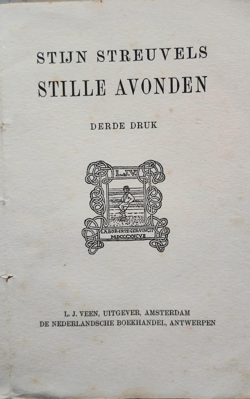 Vlaamse Schrijver Stijn Streuvels 1905