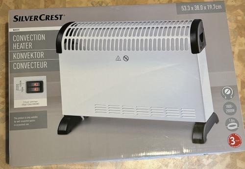 Nieuwe straalkachel / 3 standen 750/1250/2000 Watt