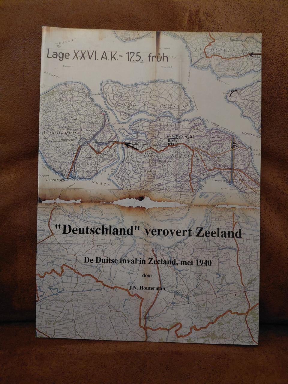 Deutschland verovert Zeeland.  Duitse inval 1940. Houterman