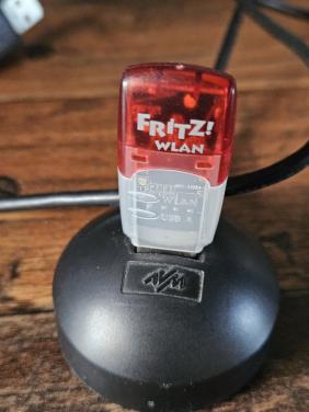 Werkende FRITZ!WLAN USB Stick v2 met USB-hub