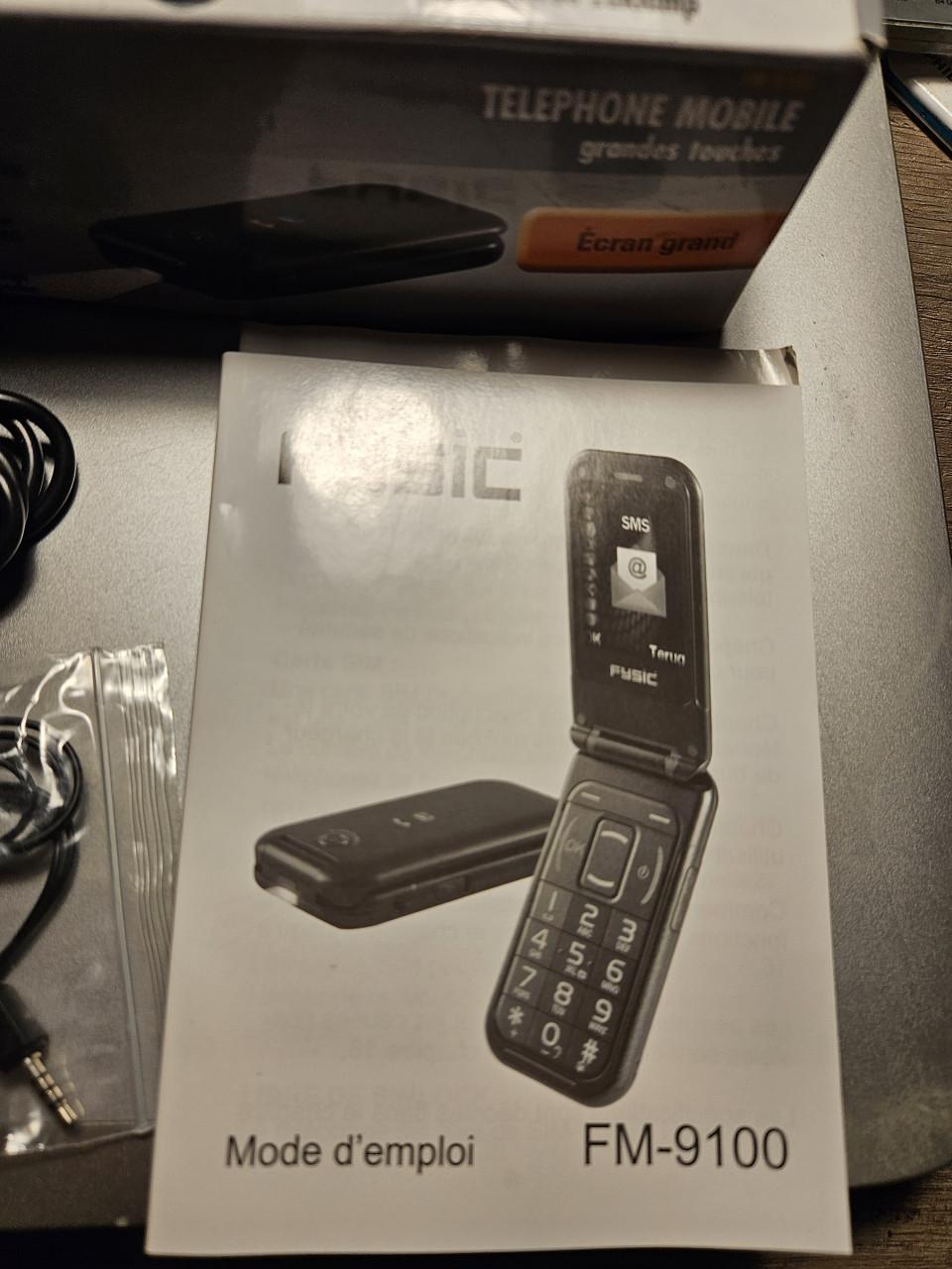 Zgan Fysic FM-9100 senioren flip telefoon simlookvrij...