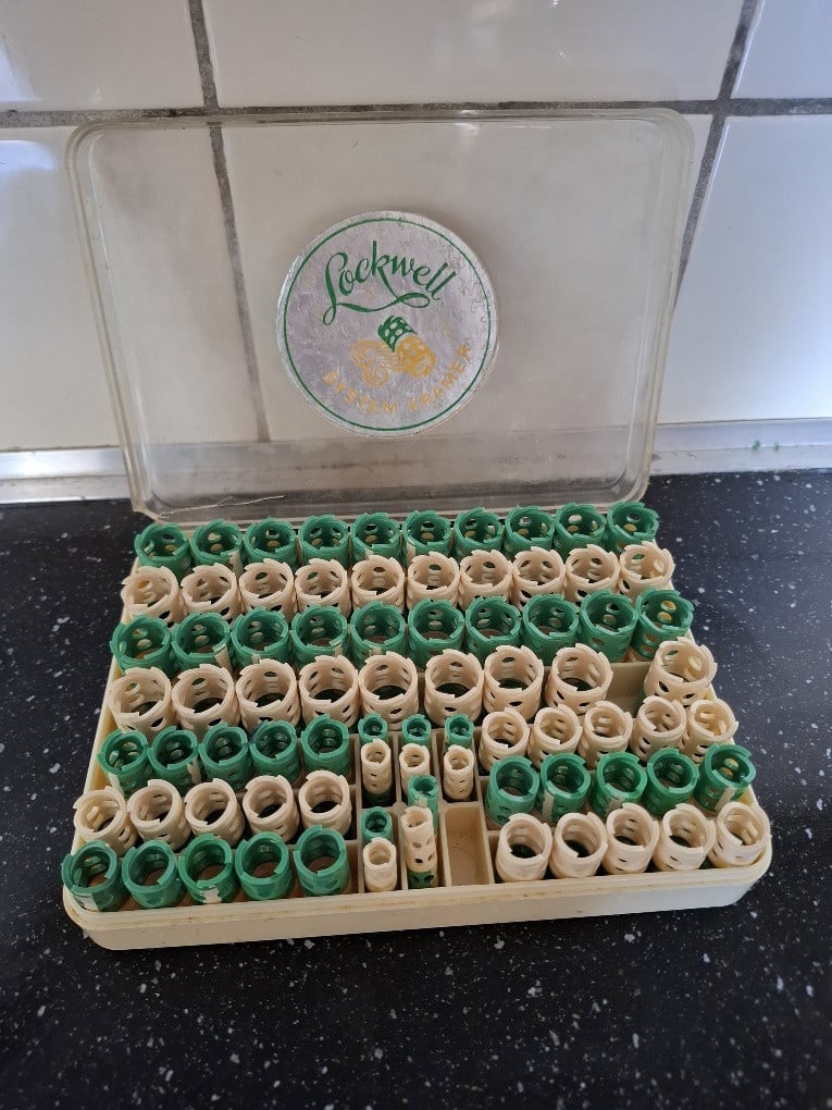 Vintage kappersmateriaal