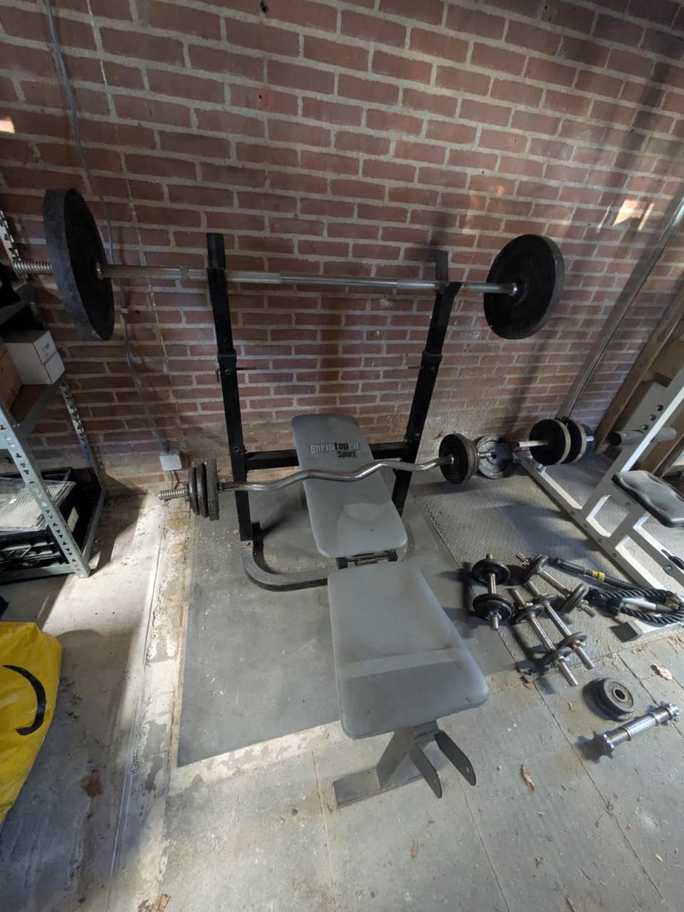 Benchpres en pull machine