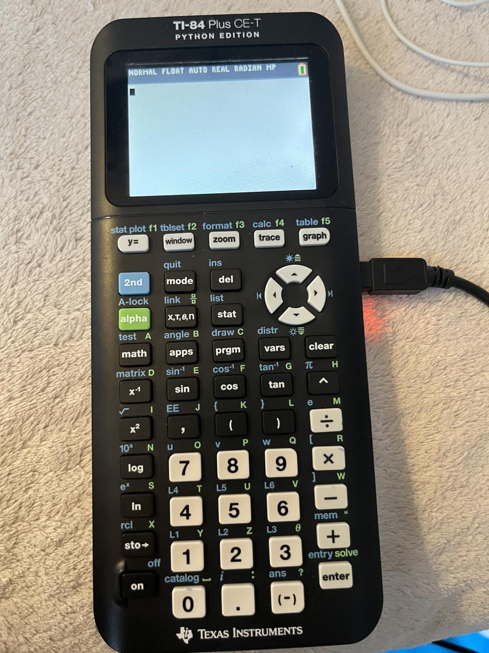 Grafische rekenmachine TI-84 Plus CE-T Python