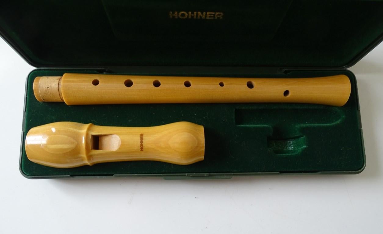 Houten Blokfluit Hohner  9522